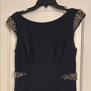 Adrianna Papell navy formal